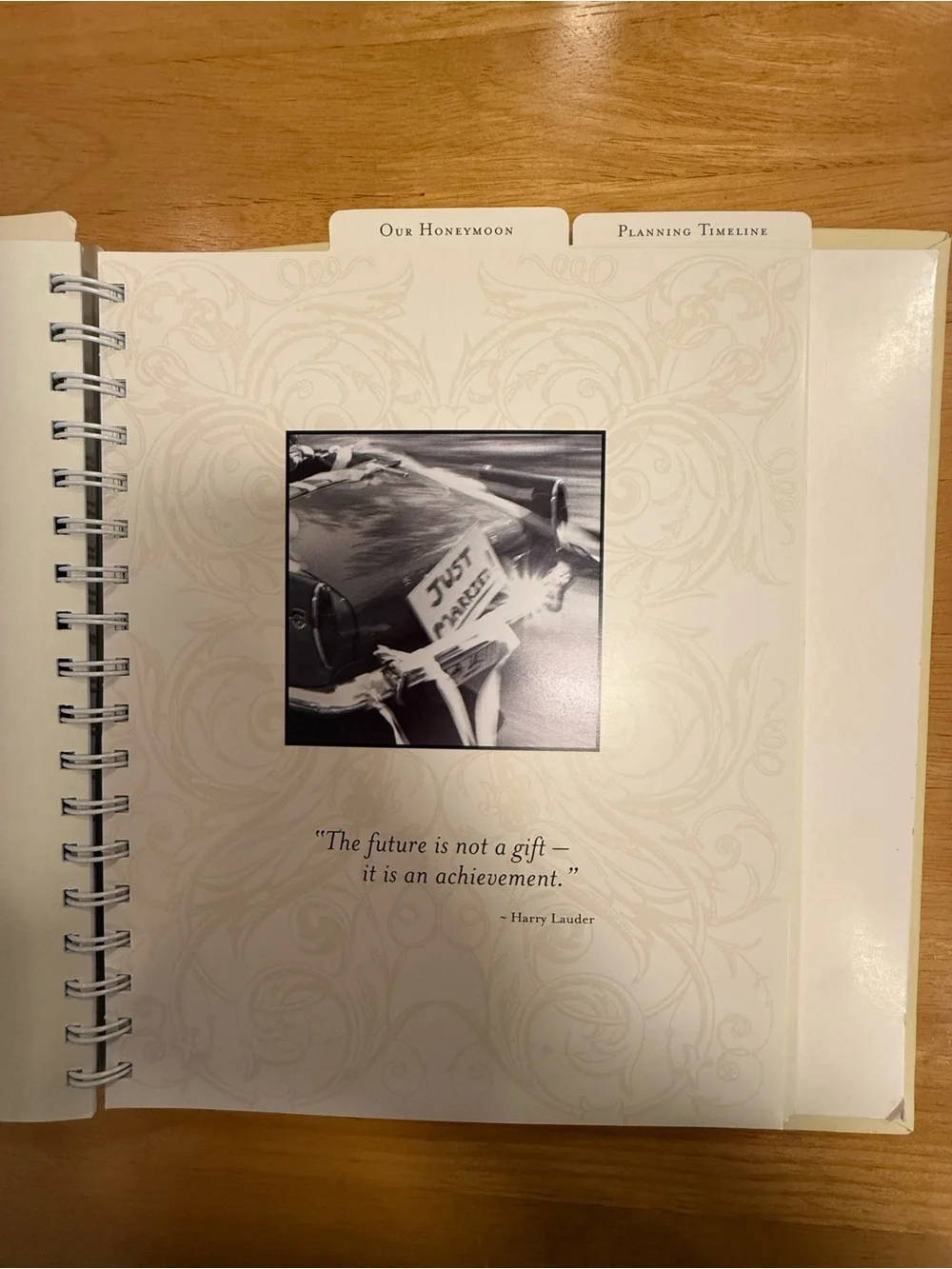 Wedding CD Engagement Gift To Have & To Hold Keepsake Journal Planner music NWOT